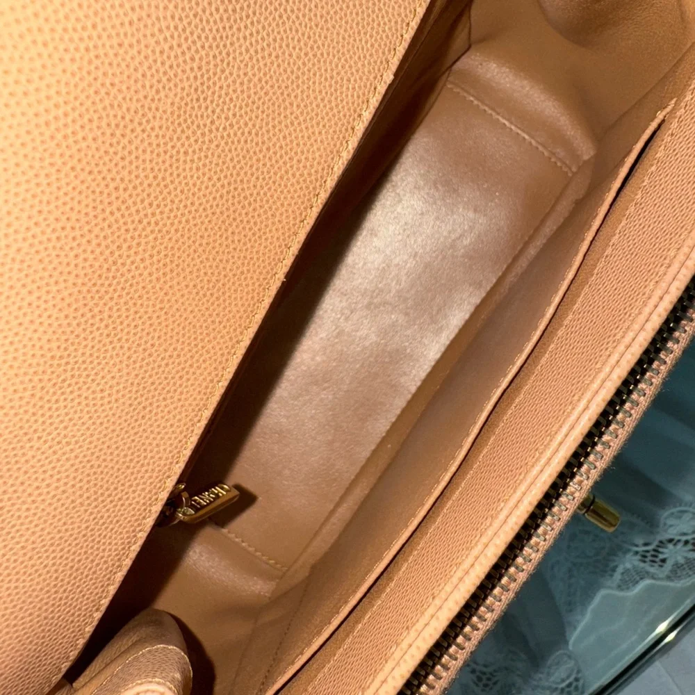 CHANEL Tan Crossbody Bag - Picture 10 of 11